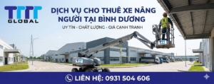 cho thuê xe nâng người tại Bình Dương