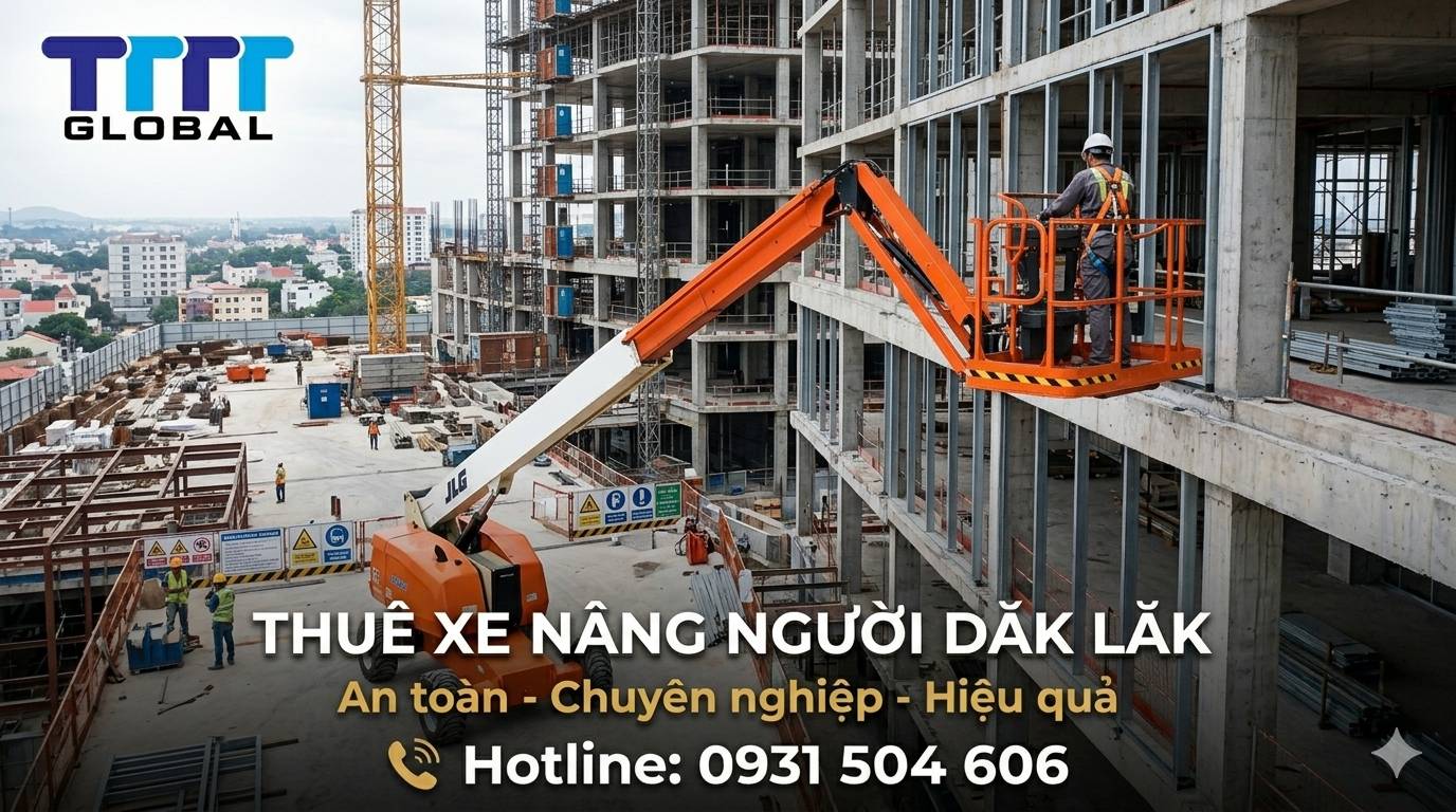 thuê xe nâng người Dăk Lăk