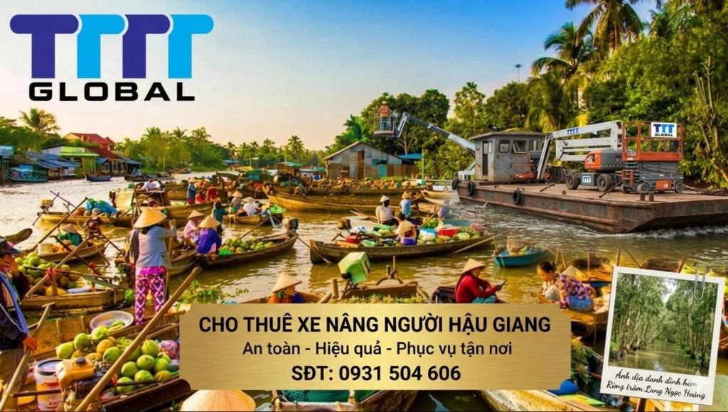 thuê xe nâng người Hậu Giang