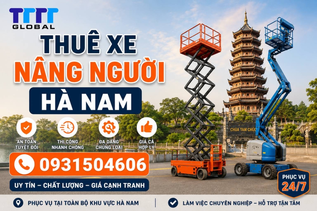 Thuê xe nâng người Hà Nam