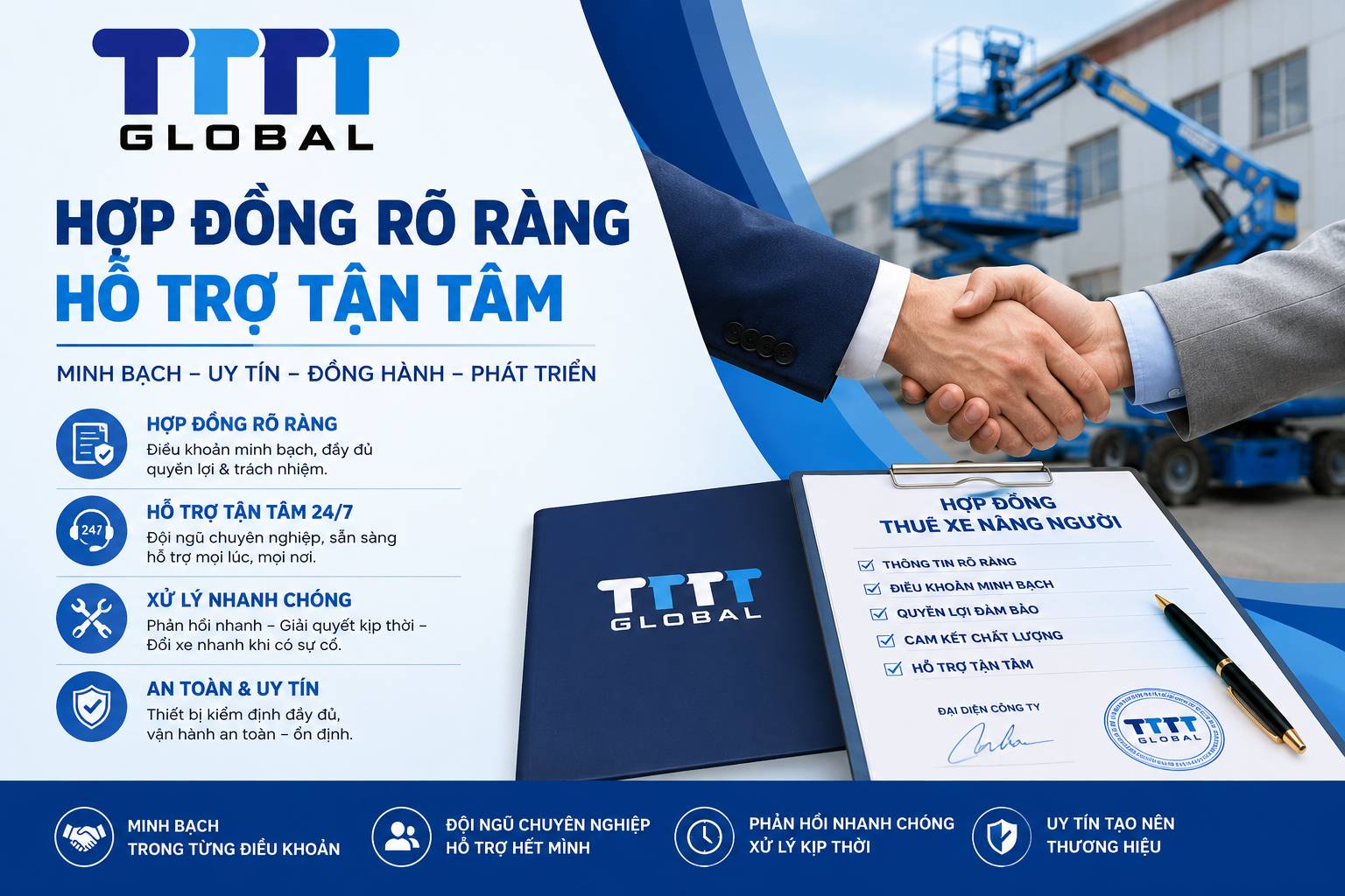 giá thuê xe nâng người
