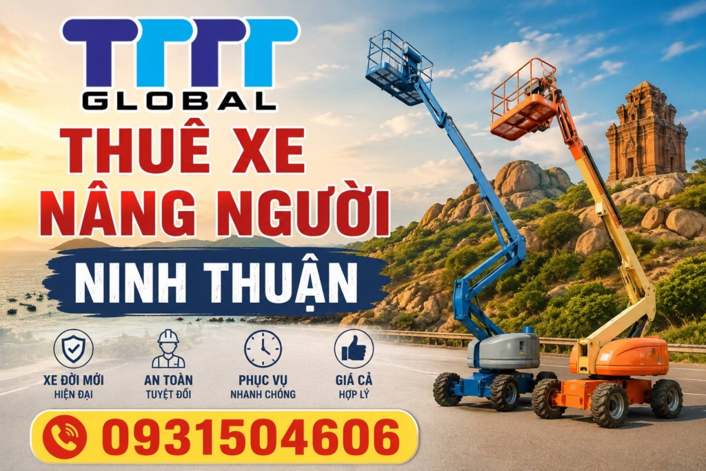 Thuê xe nâng người Ninh Thuận