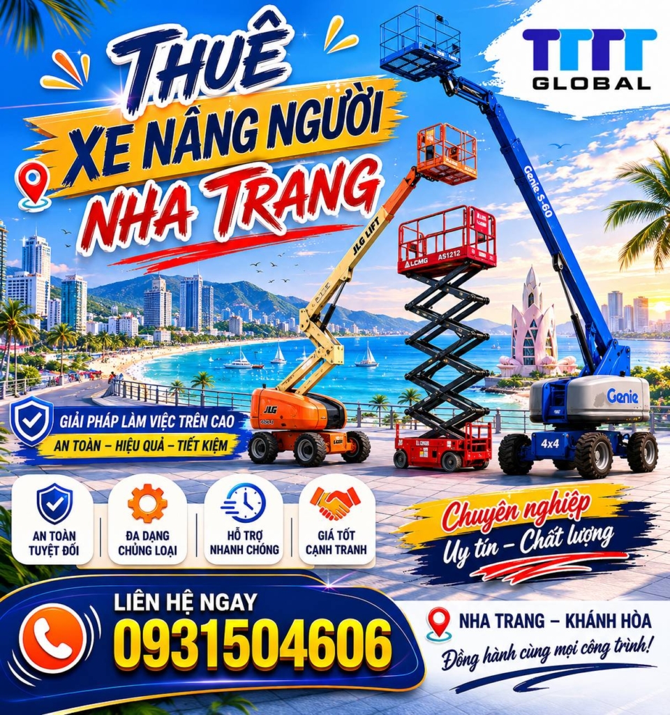 thuê xe nâng người Nha Trang