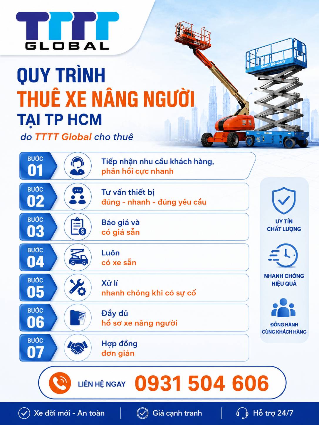 thuê xe nâng người tại tp hcm
