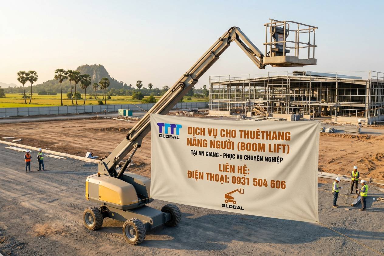 Thuê xe nâng người An Giang