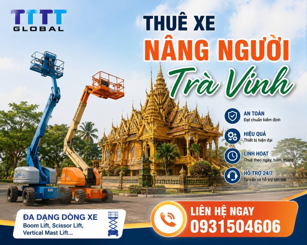 thuê xe nâng người Trà Vinh
