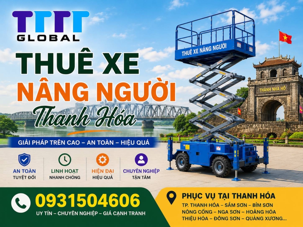 Thuê xe nâng người Thanh Hóa