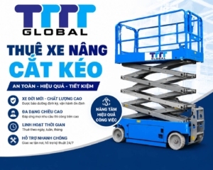 Thuê xe nâng cắt kéo