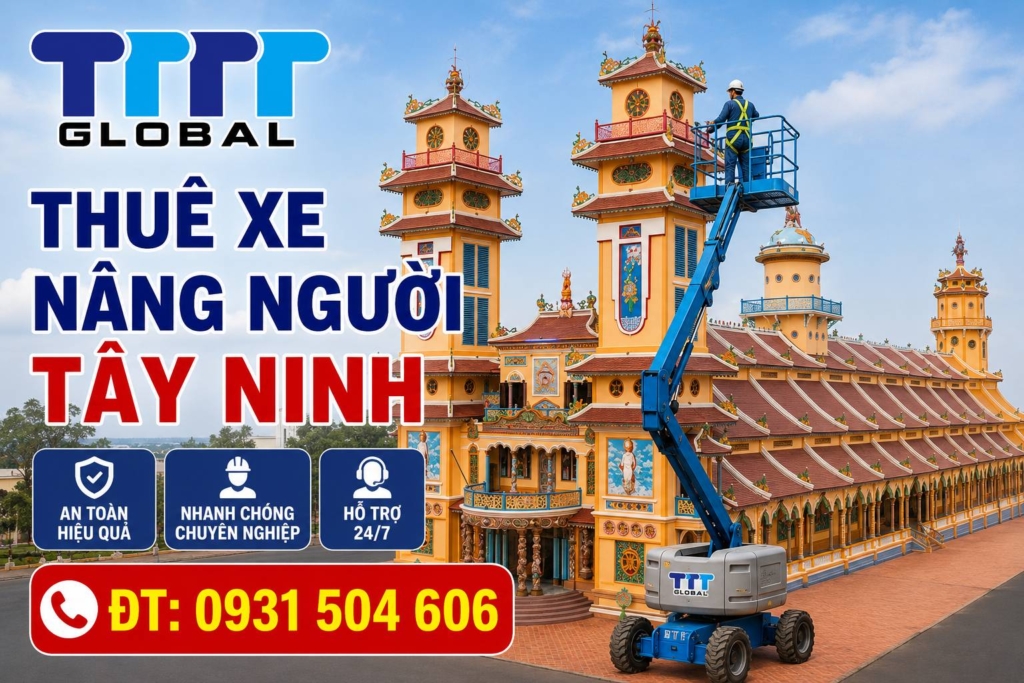 thuê xe nâng người tây ninh