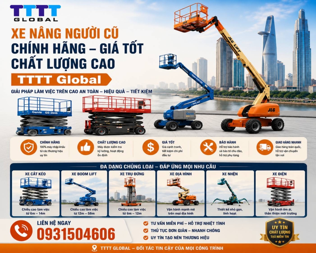 bán xe nâng người cũ